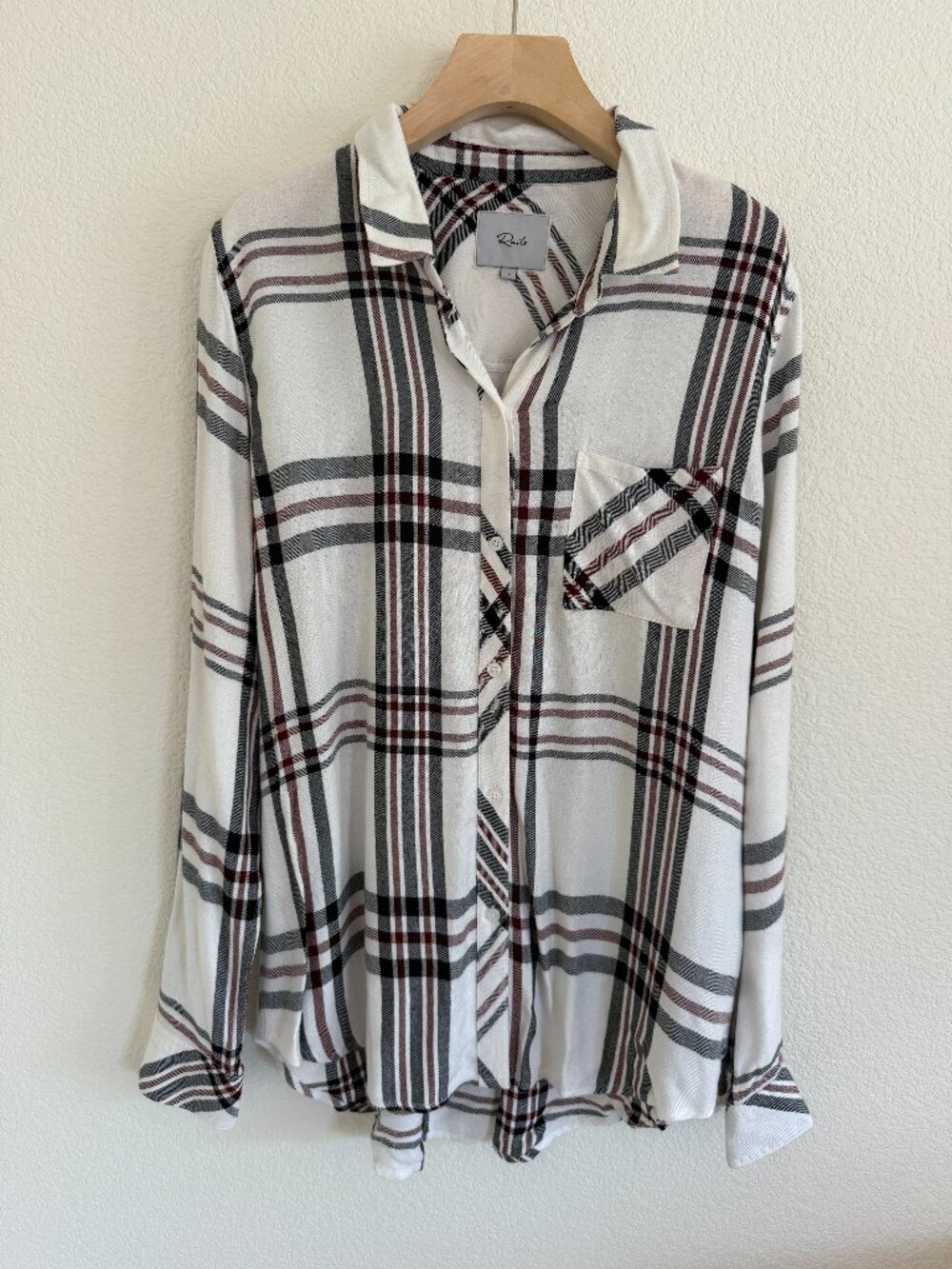 RAILS Hunter | White Navy Red | Size L